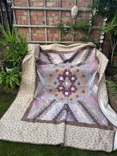 Large double handmade - , quilt