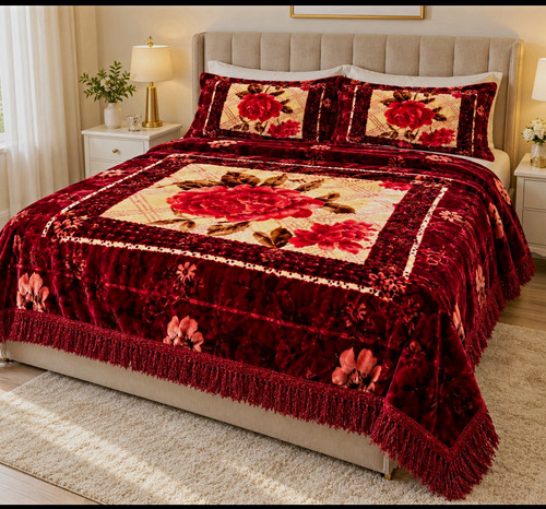 Floral quilted reversible - quilted,