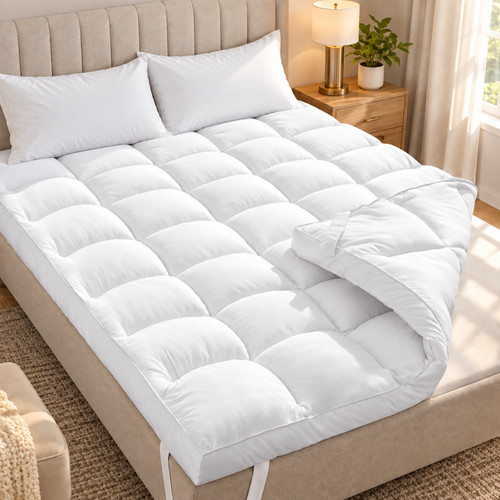 10cm mattress topper quilted - mattress,
