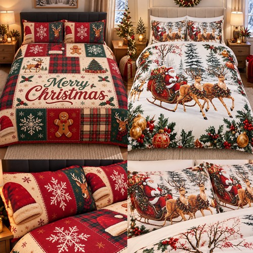 Christmas duvet cover set - christmas,