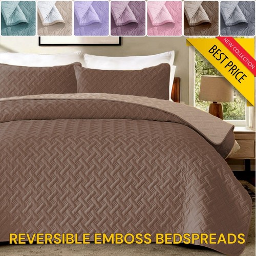 Quilted bedspread reversible - bedspread,