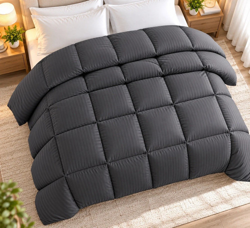 Grey duvet quilt microfiber - duvet,