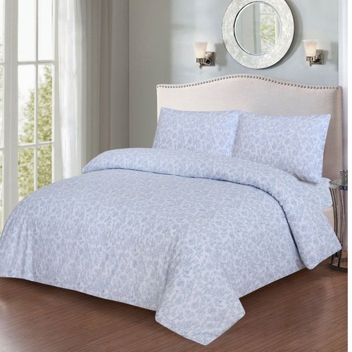 100 cotton blue bird - blue,